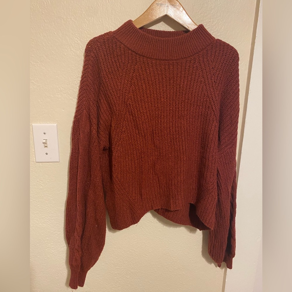 BP Rust Knit Sweater